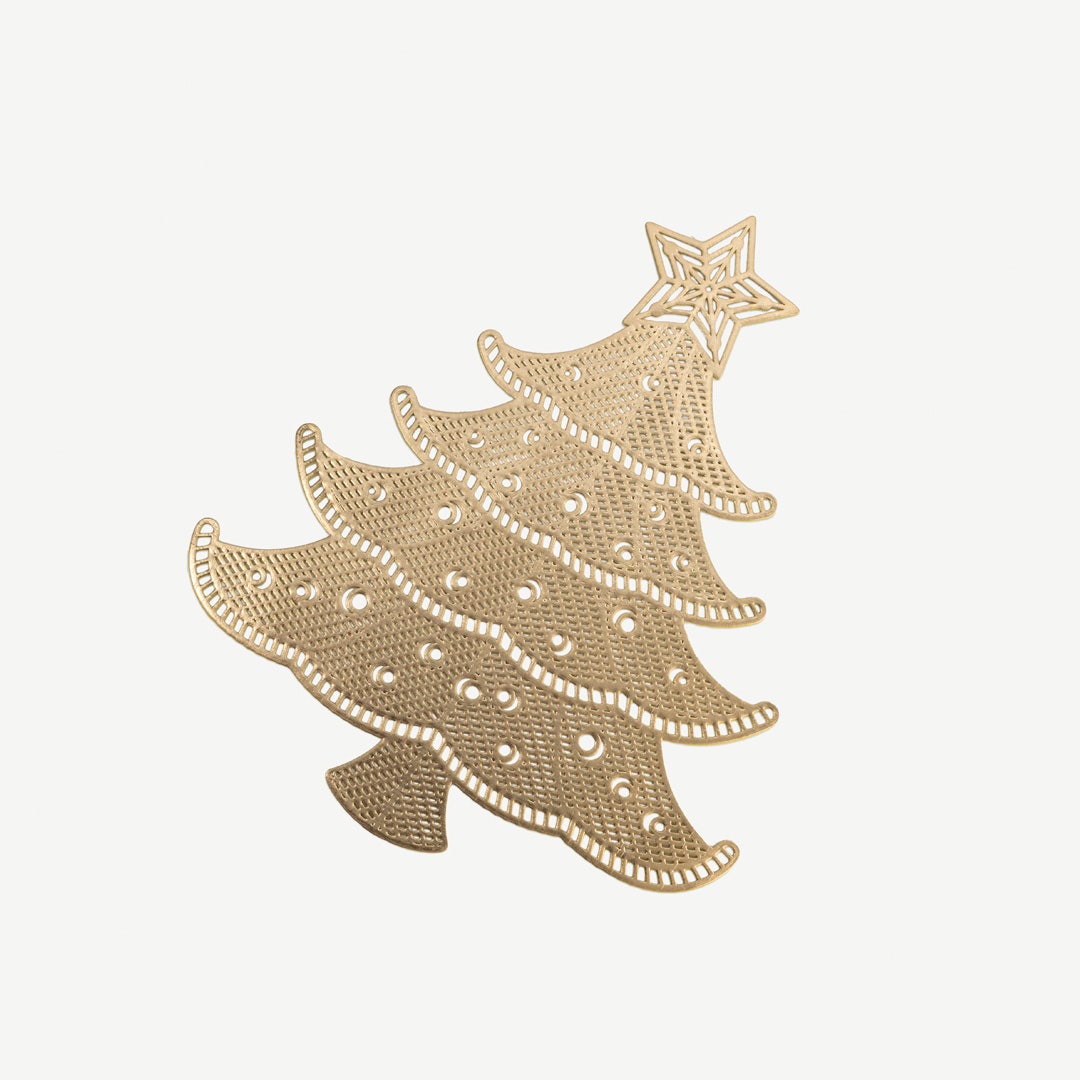 Christmas Placemat -Gold