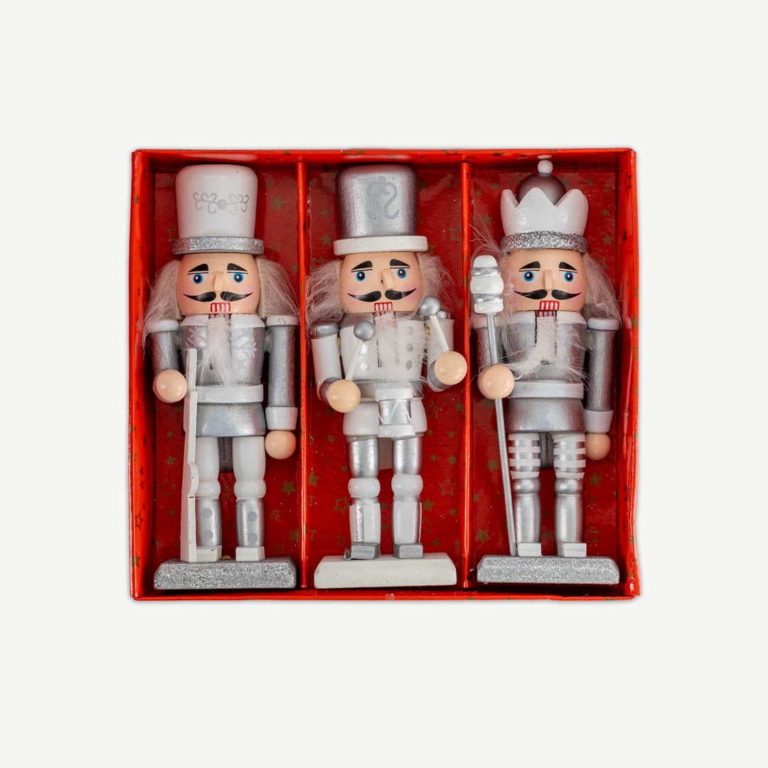 Christmas Nutcracker Silver -15cm