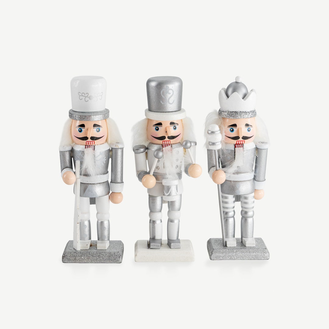 Christmas Nutcracker Silver -15cm