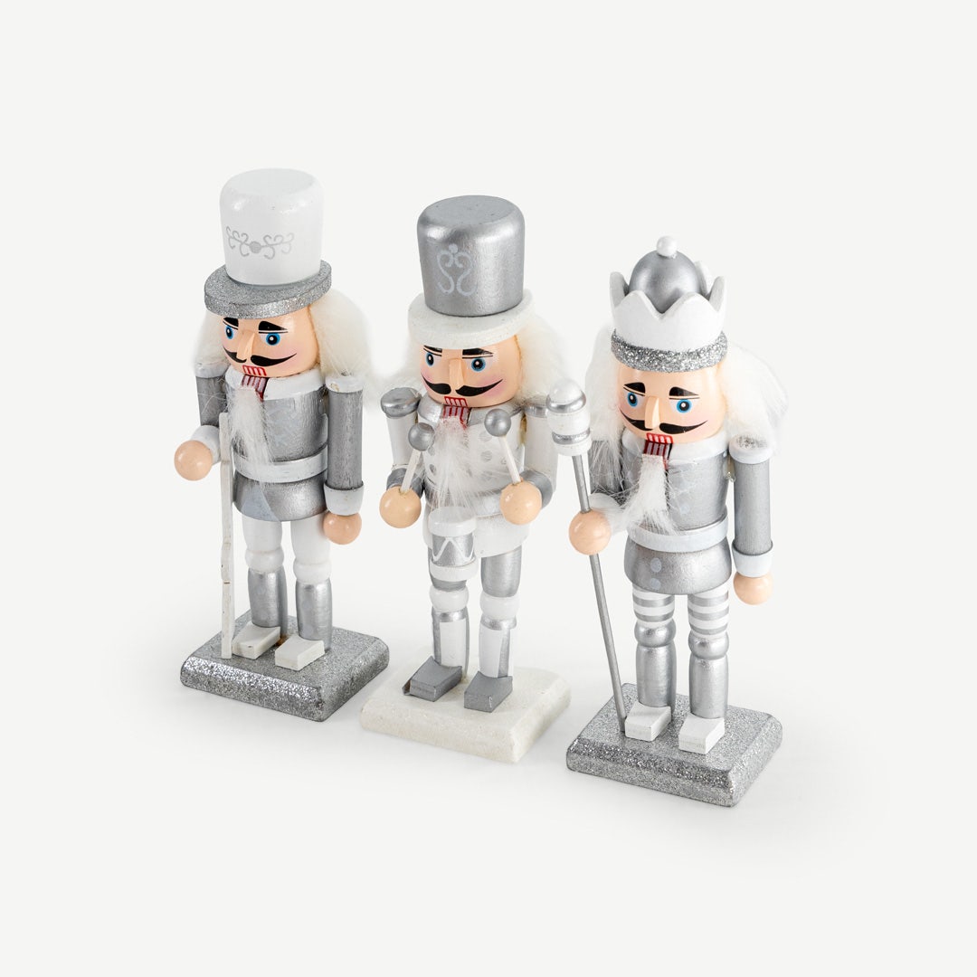 Christmas Nutcracker Silver -15cm