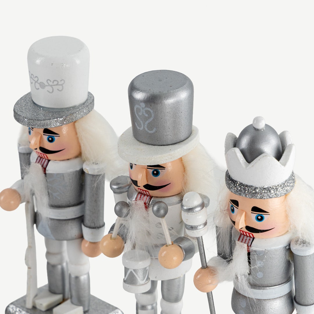 Christmas Nutcracker Silver -15cm