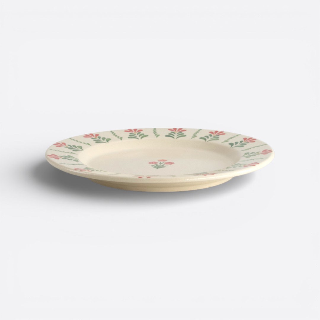 Leafy Floral Dinner Plate -27cm