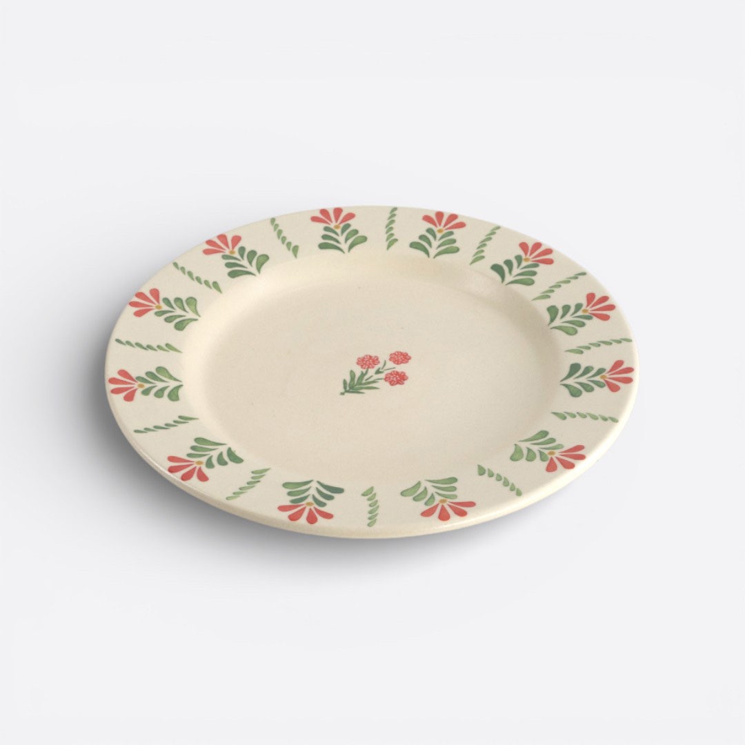Leafy Floral Dinner Plate -27cm