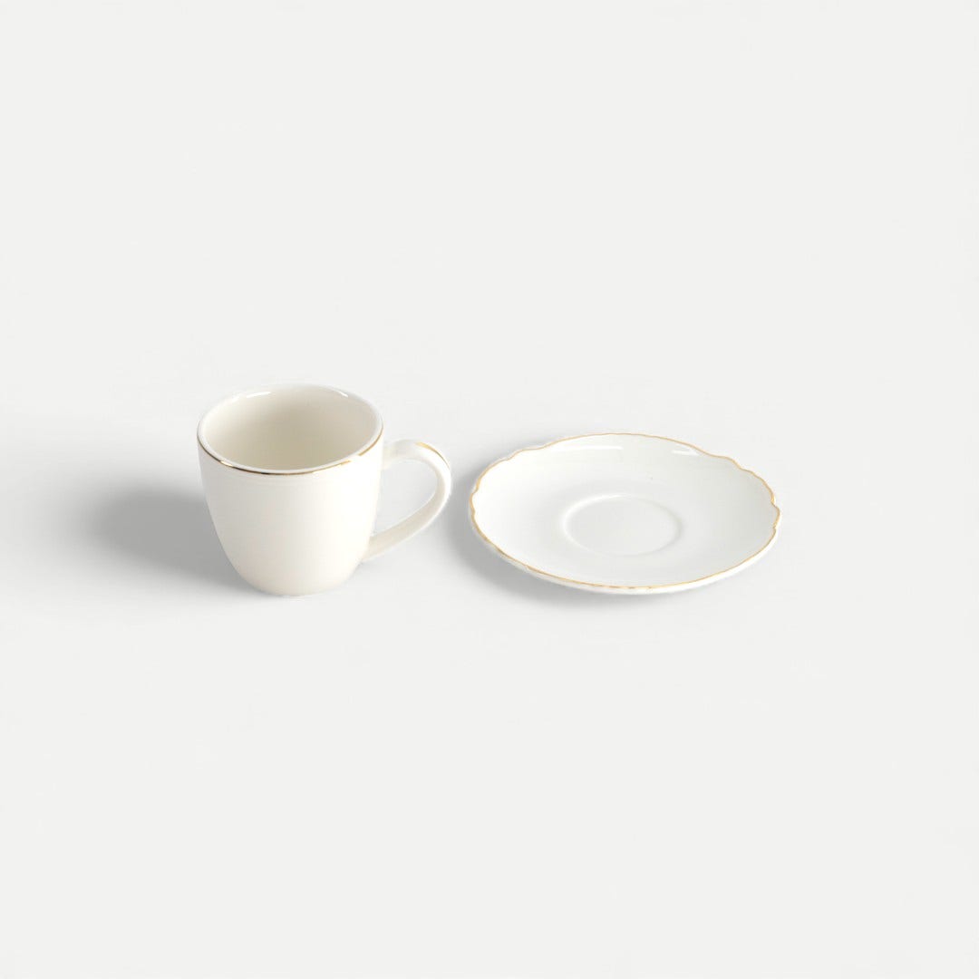 Leafy Cup & Saucer - 90ml