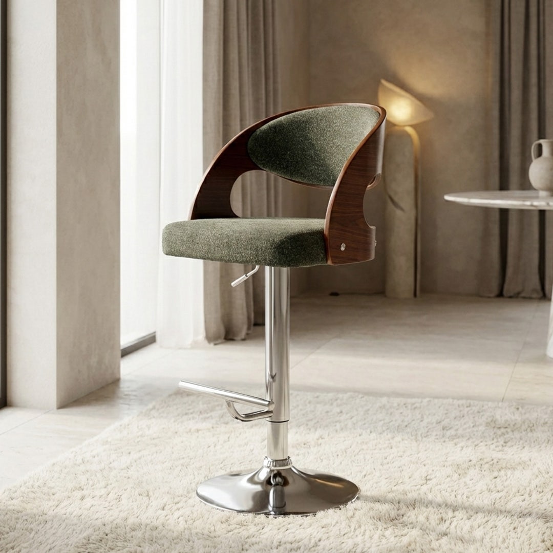 Estela Bar Chair Olive Green