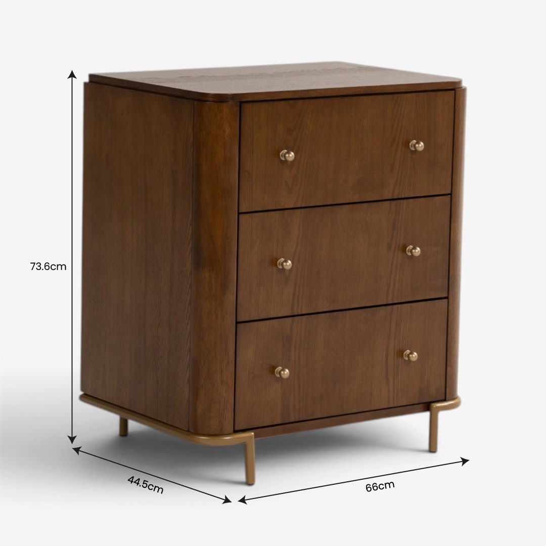 Alexis Bedside Table Natural
