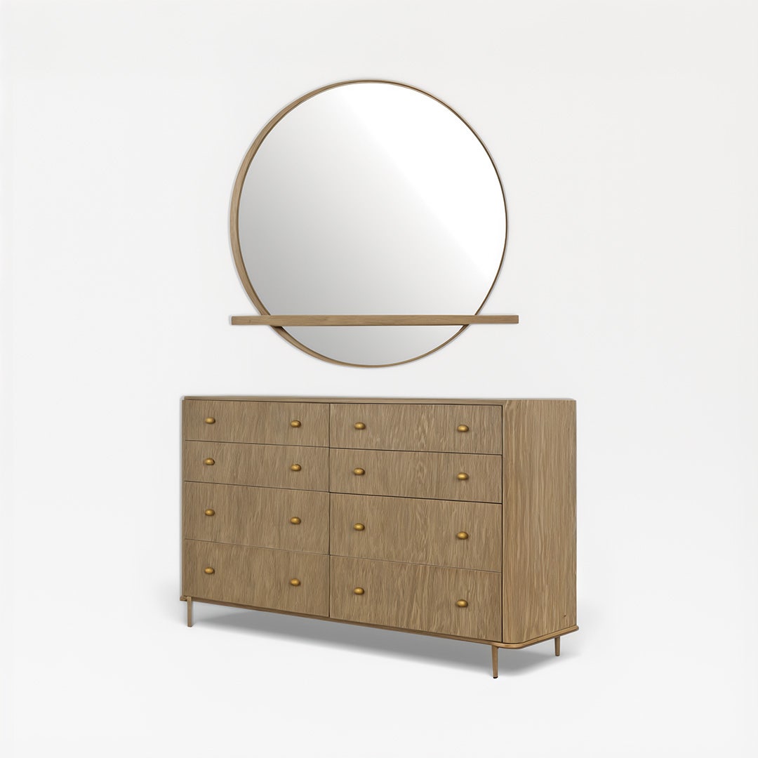 Alexis Dresser with Mirror Natural