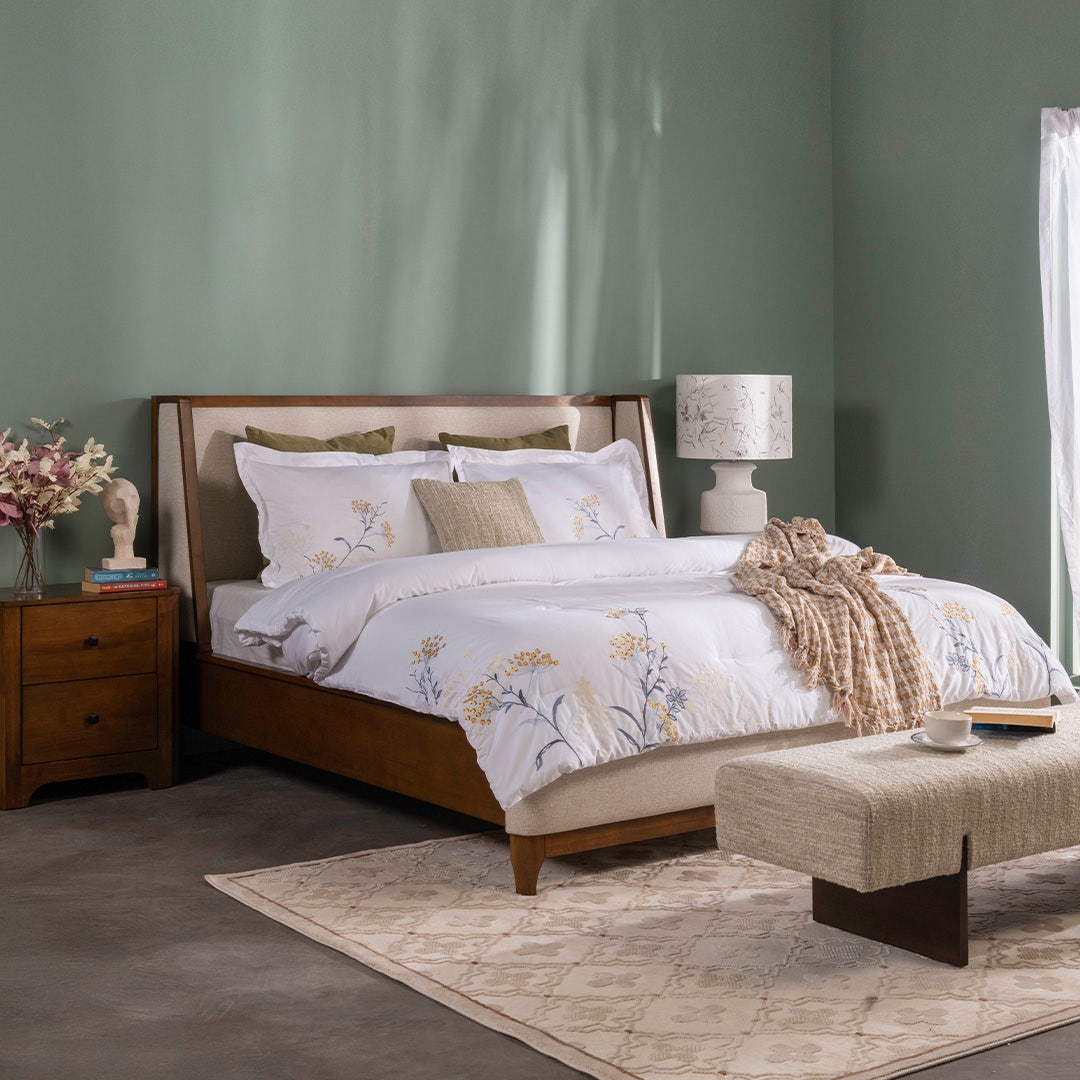 Kilian King Bed 180x200cm Natural