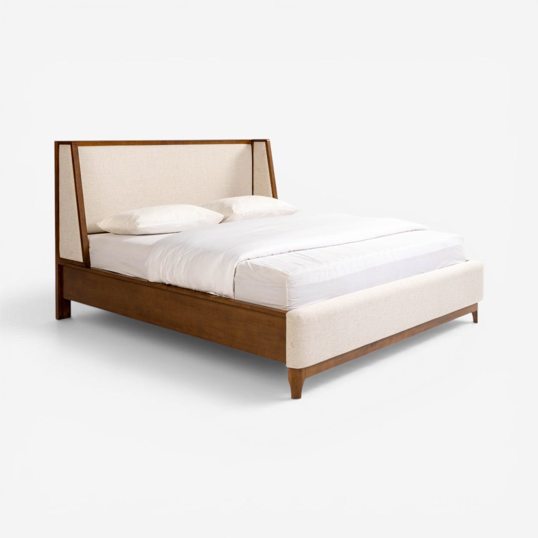 Kilian King Bed 180x200cm Natural