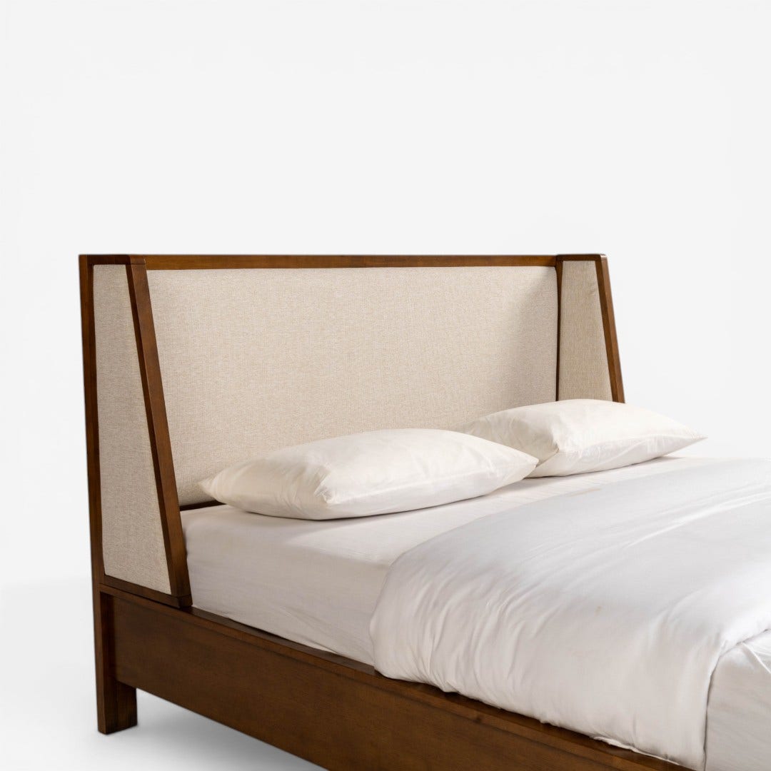 Kilian King Bed 180x200cm Natural
