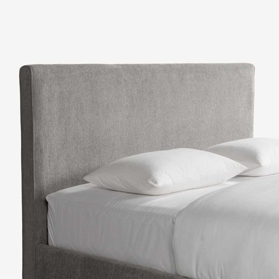 فانس سرير كينج 180x200 سم - رمادي بيج