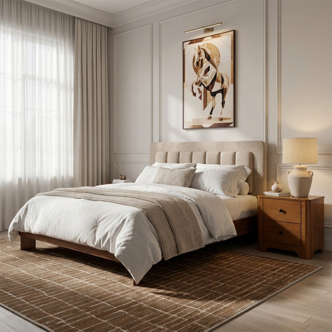 Vogue lll King Bed Walnut