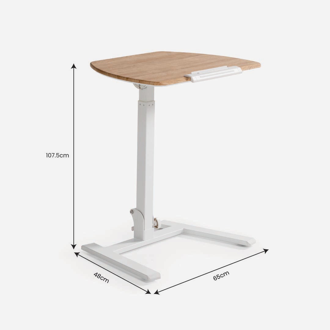 Dafina Adjustable Desk Natural