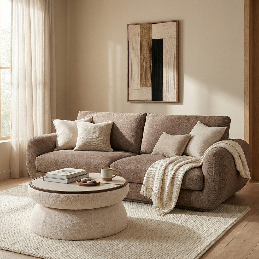 Jaidyn 3 Seater Sofa Mocha