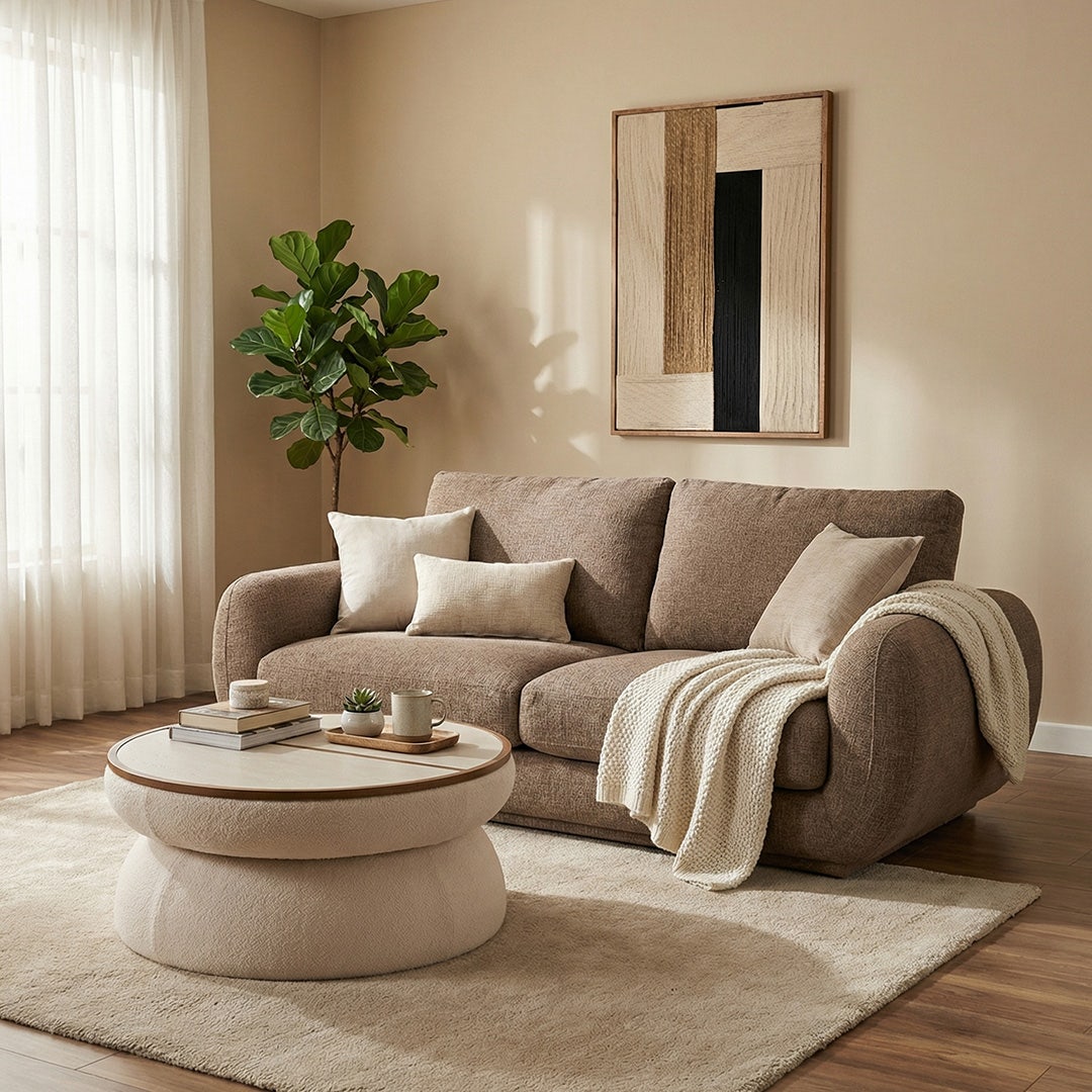 Jaidyn 2 Seater Sofa Mocha