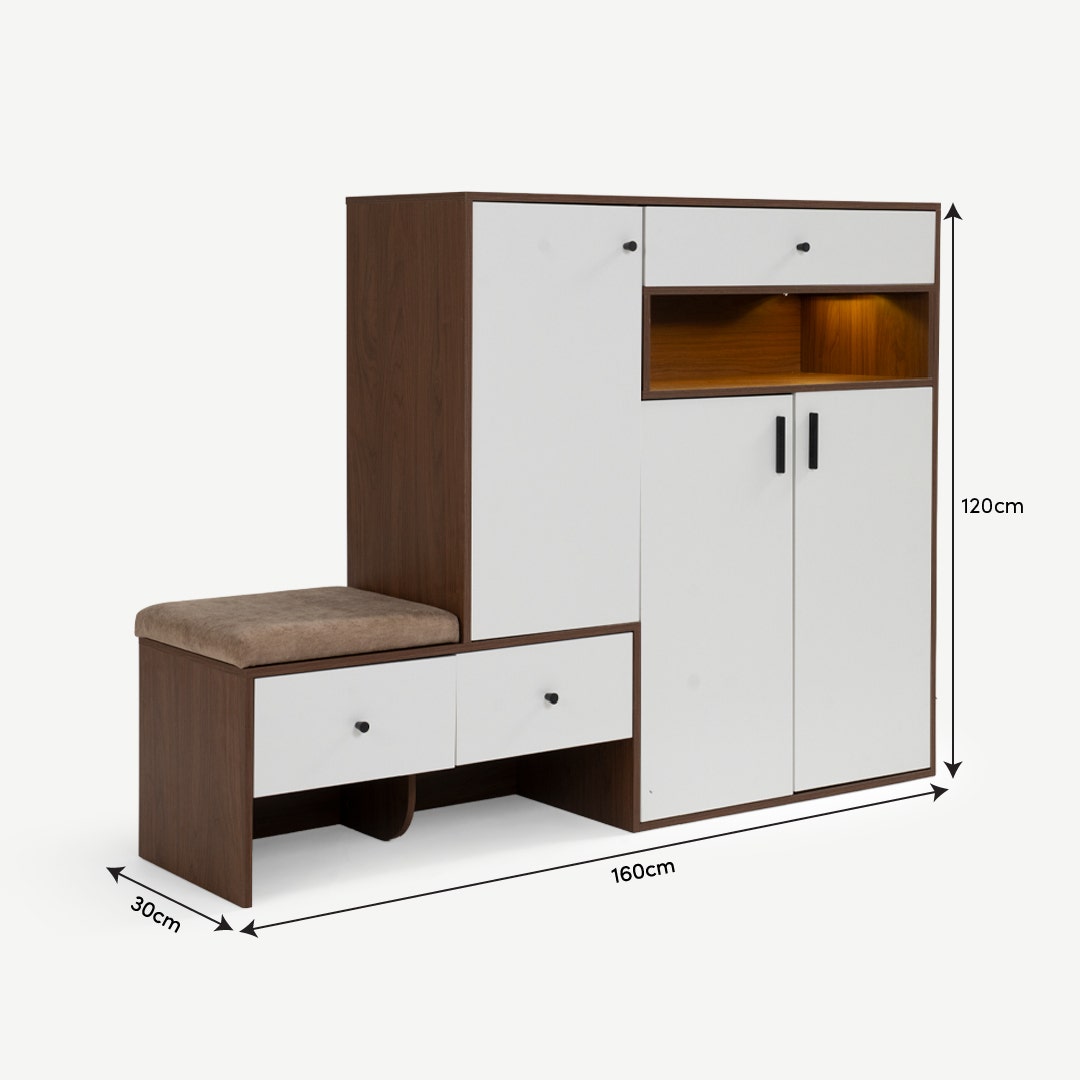 Metod 17-Pair Shoe Cabinet White