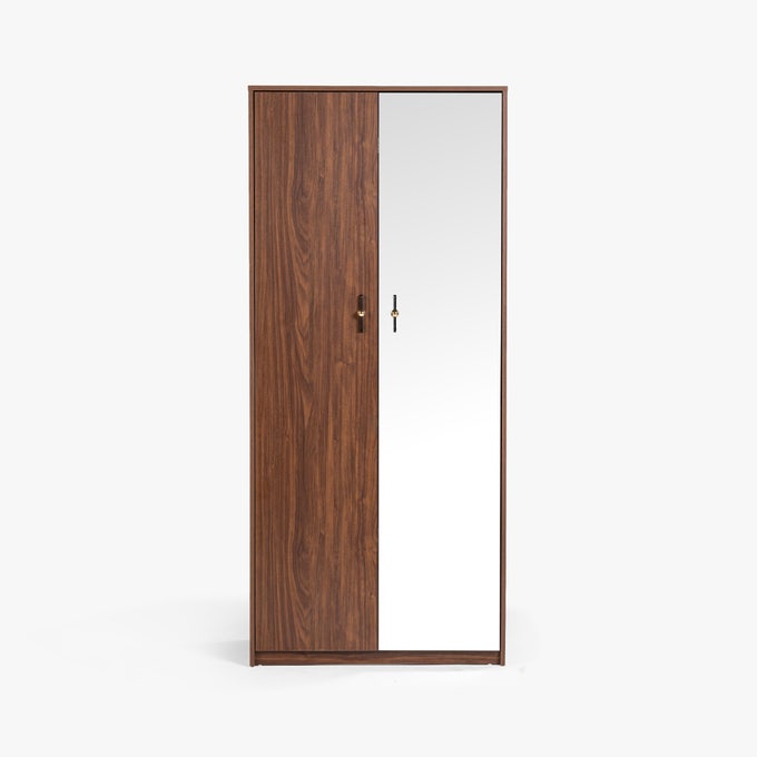Nivel 28-Pair Shoe Cabinet Walnut Nivel 28-Pair Shoe Cabinet Walnut