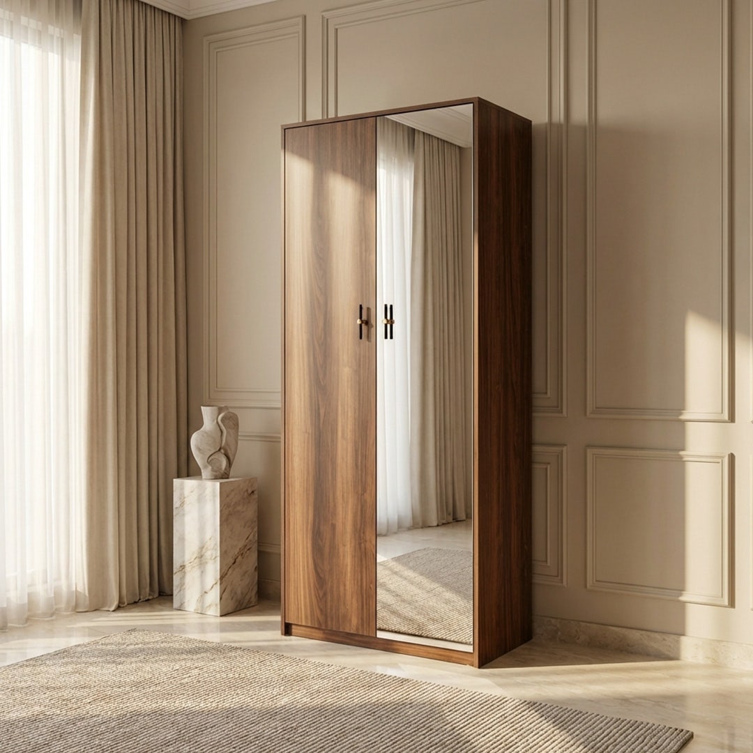 Nivel 28-Pair Shoe Cabinet Walnut