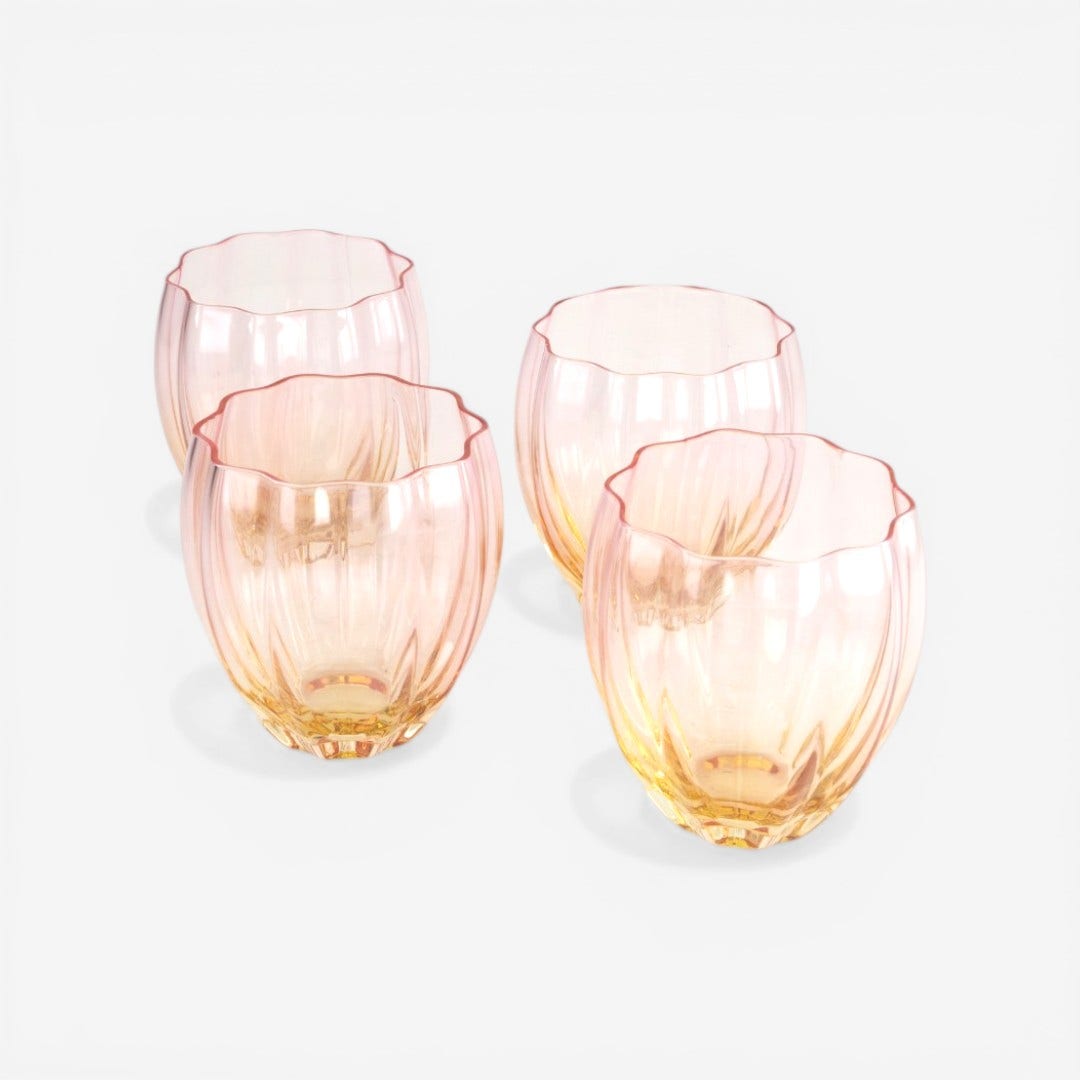 Safwa Glass Set of 4pcs - 370ml