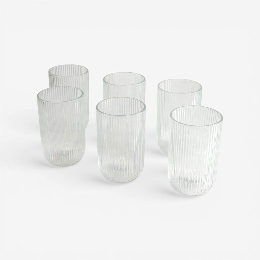 Aalya Glass Set of 6pcs - 405ML