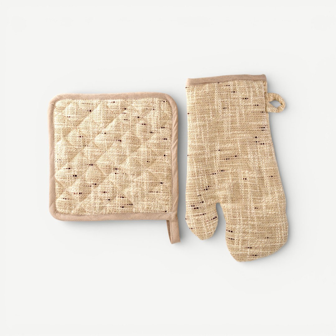 Heritage Oven Mitten & Pot Holder