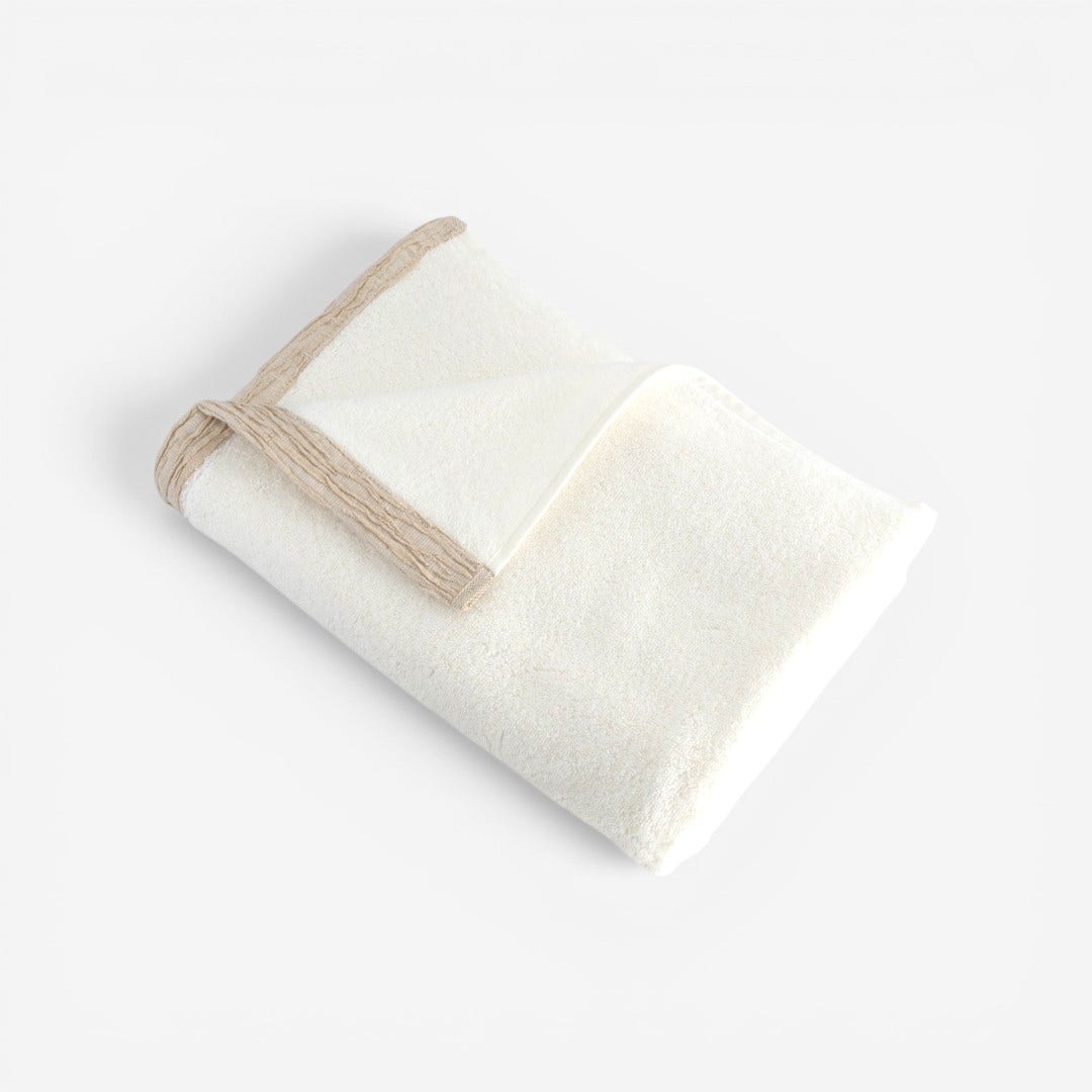 Najlan Bath Towel Ecru - 70x140cm