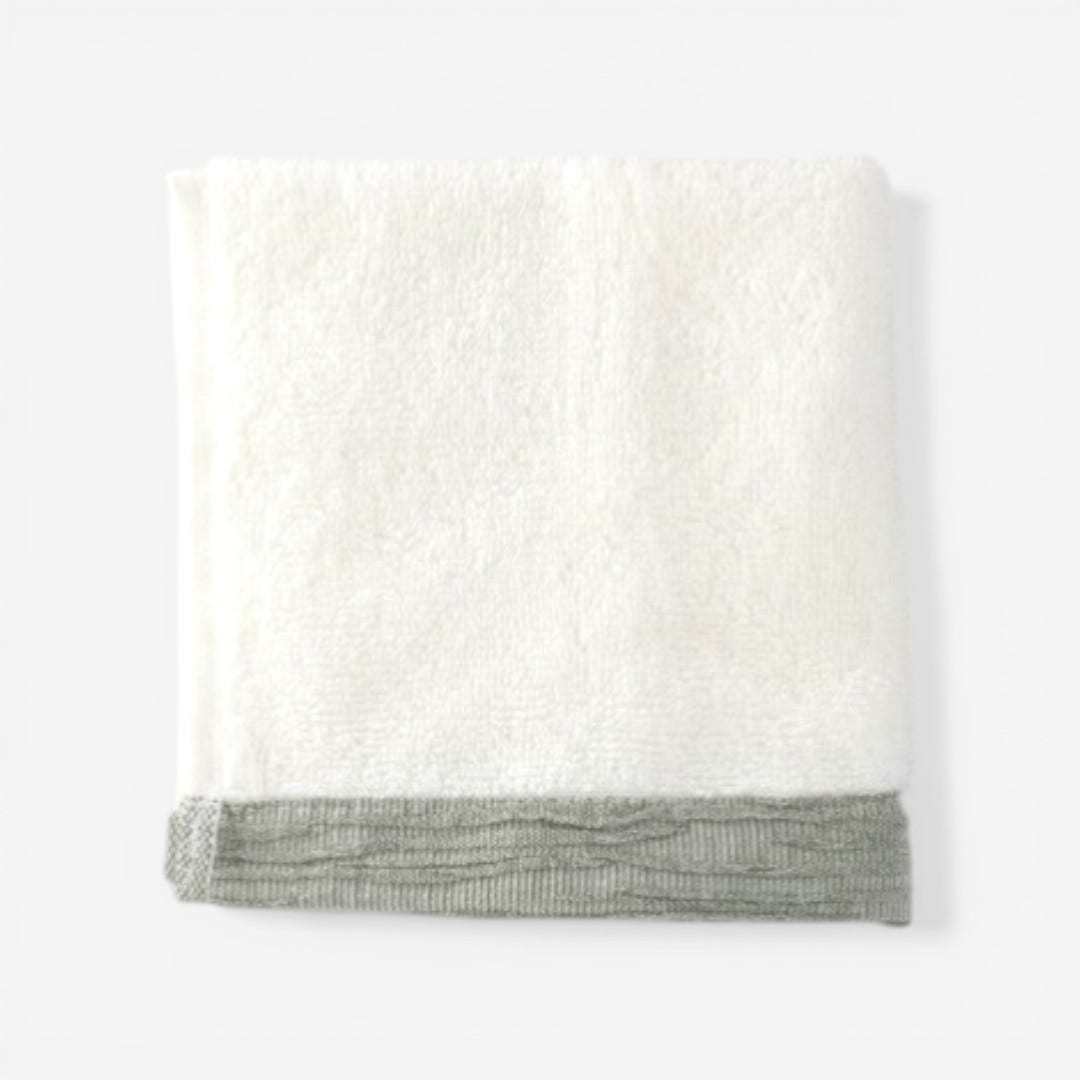 Najlan Face Towel White - 30x30cm