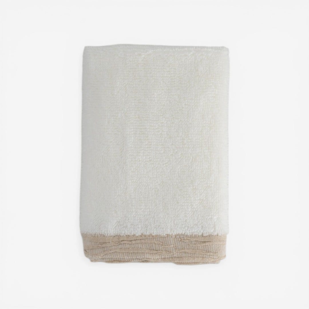Najlan Face Towel Ecru - 30x30cm