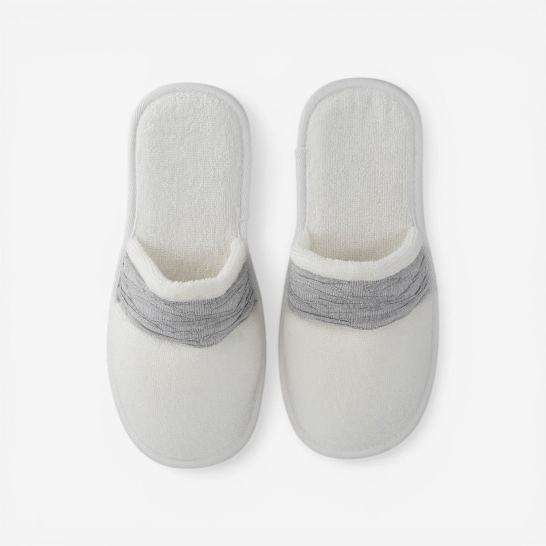 Najlan Cotton Bath Slipper - Grey