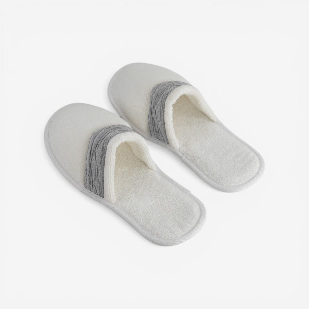 Najlan Cotton Bath Slipper - Grey