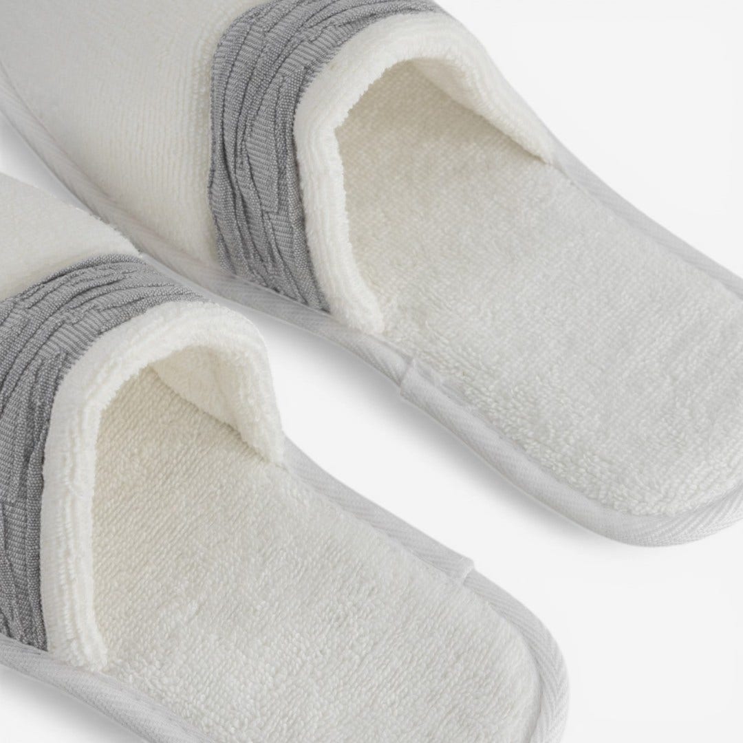 Najlan Cotton Bath Slipper - Grey