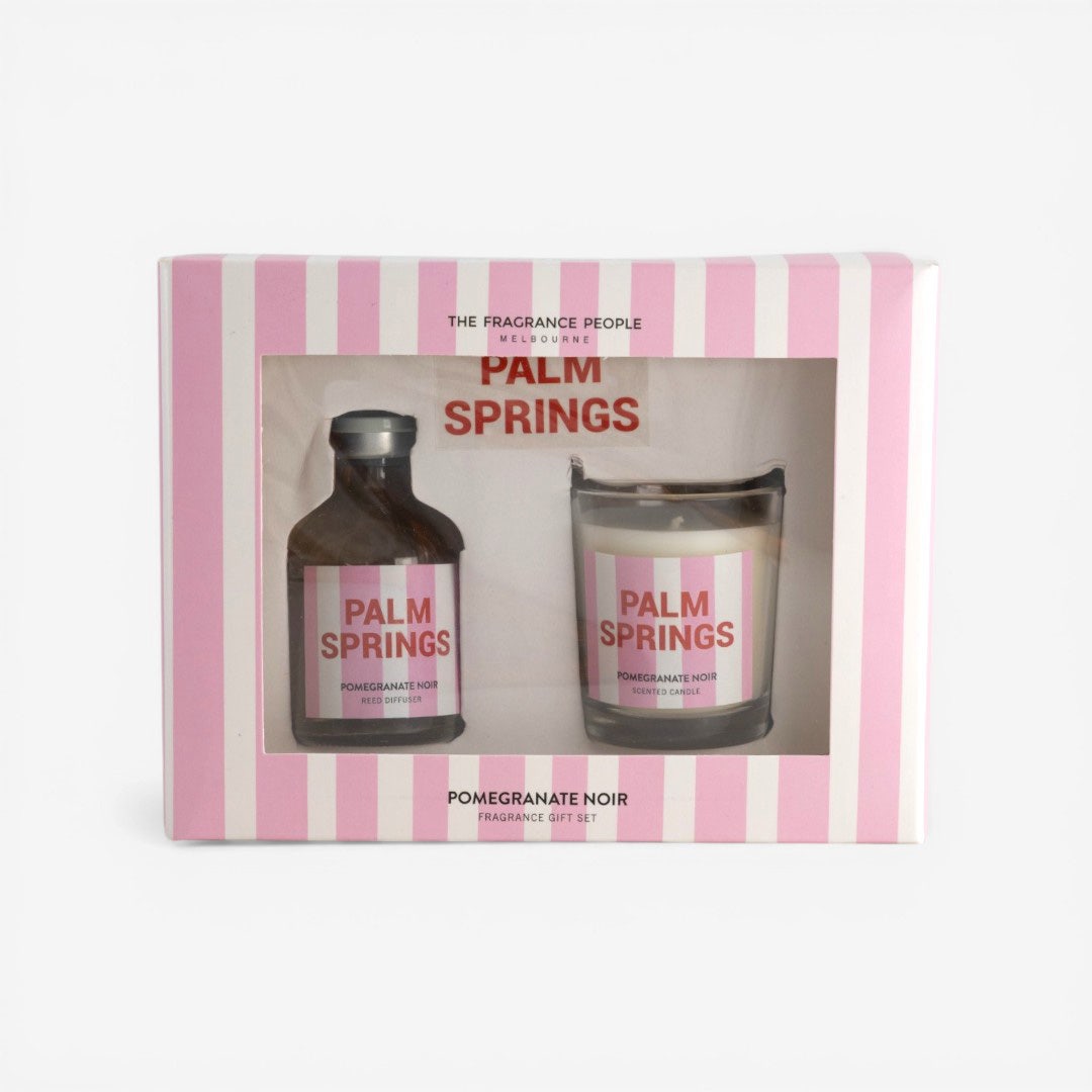 Voyage Gift Set Candle- Pomegranate Noir