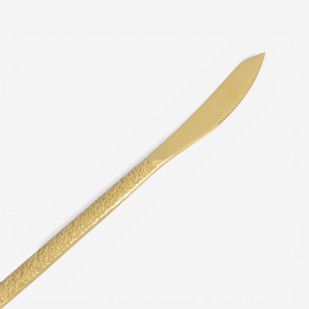Nova Dinner Knife - Gold