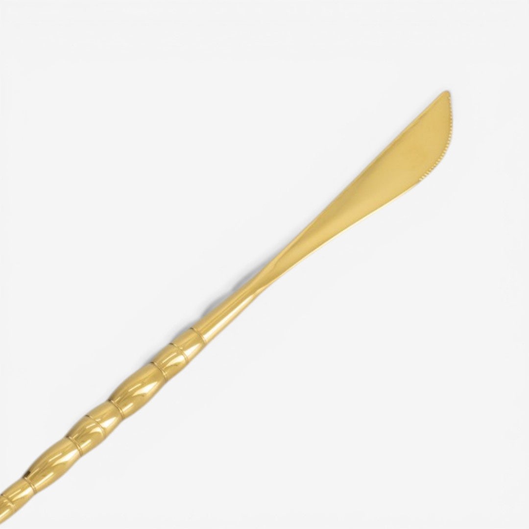 Gemma Dinner Knife - Gold