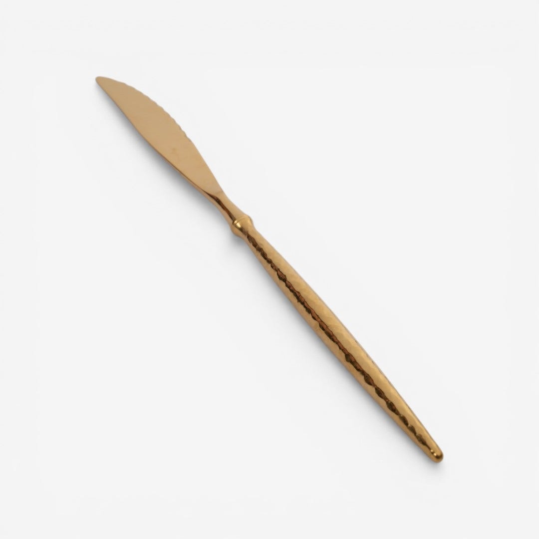 Zenith Dinner Knife - Gold