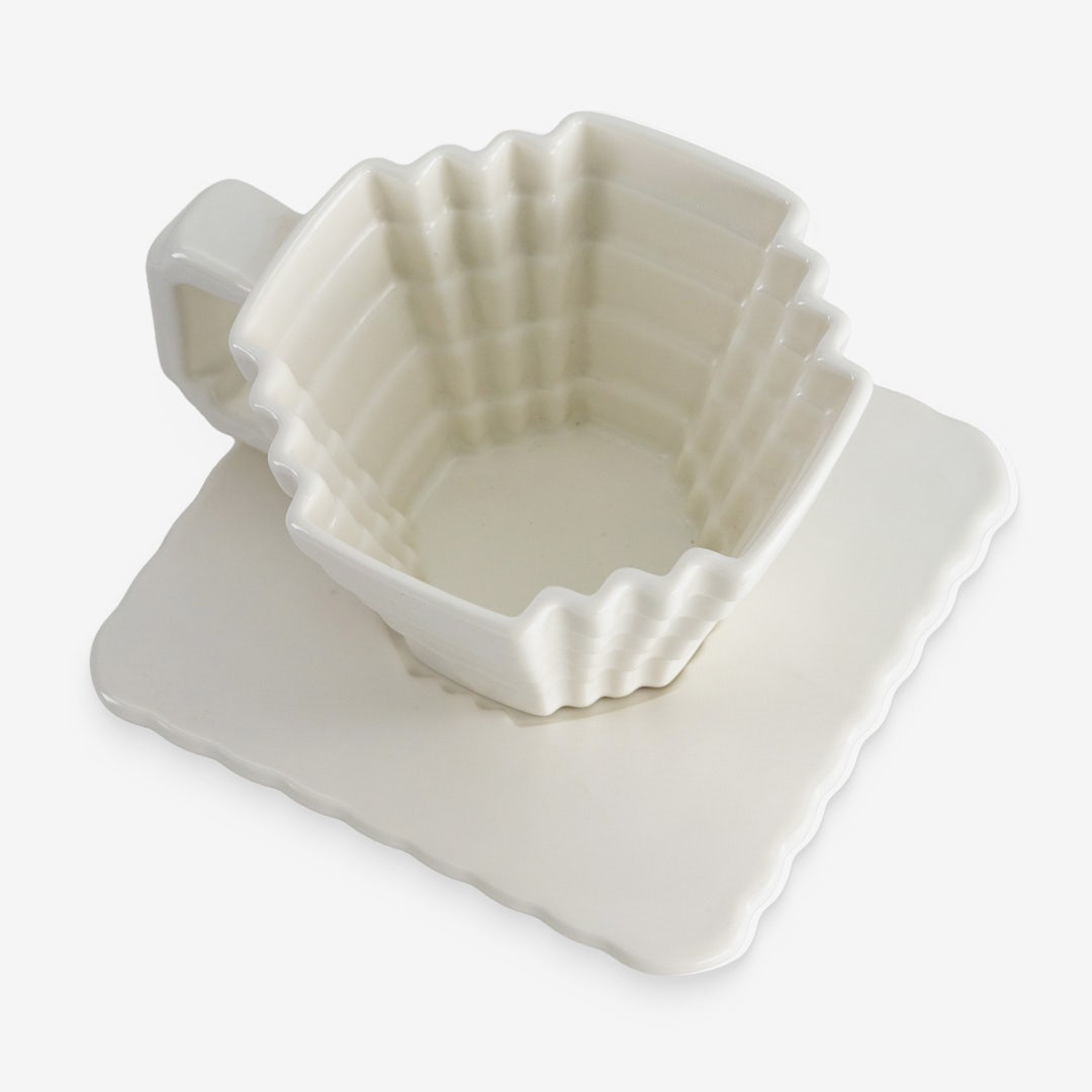 Livra Cup & Saucer White - 230ml