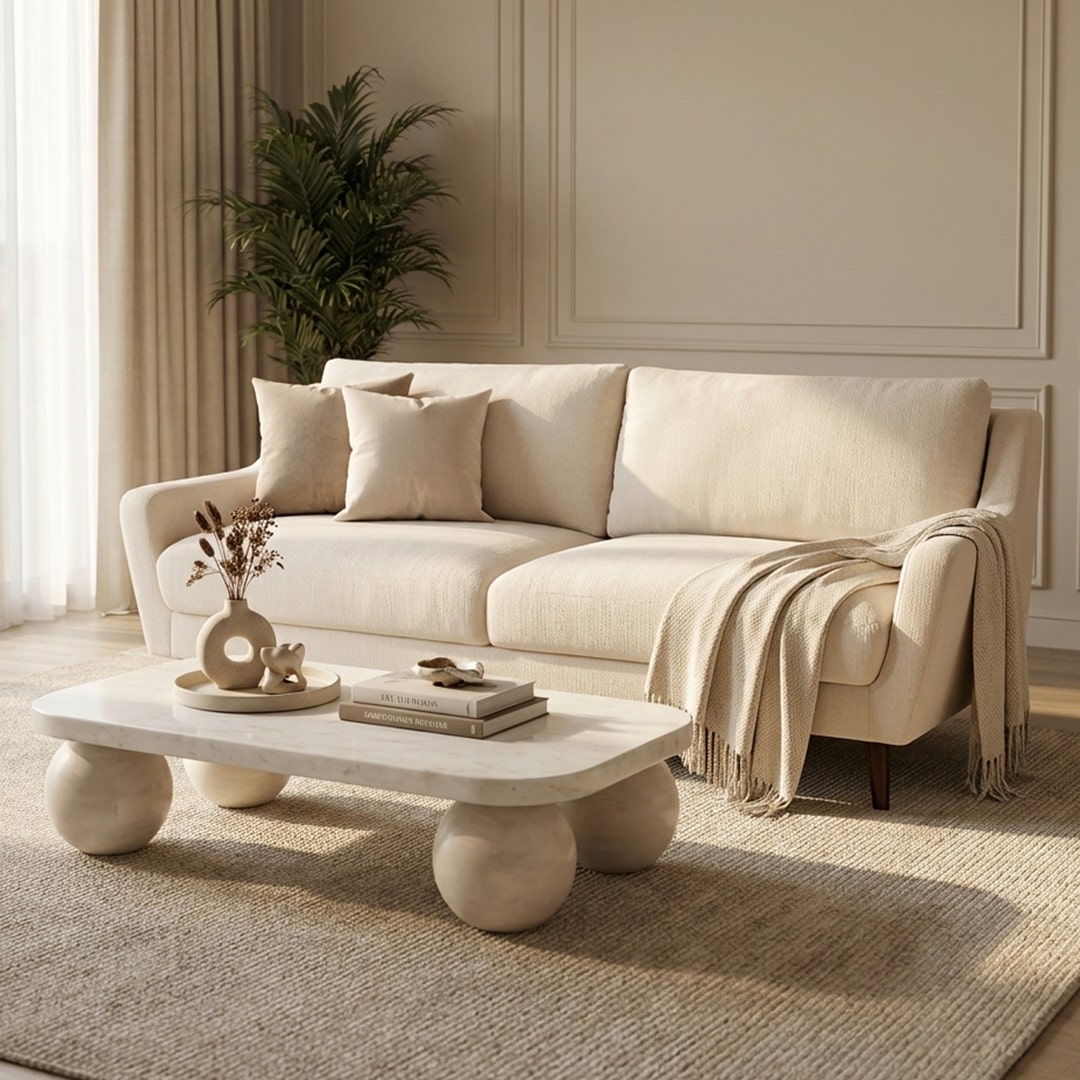 Nebo 3pc Sofa Set Ivory