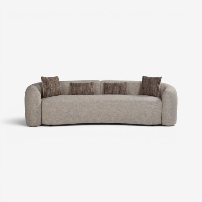 Meona 4 Seater Sofa Beige Meona 4 Seater Sofa Beige