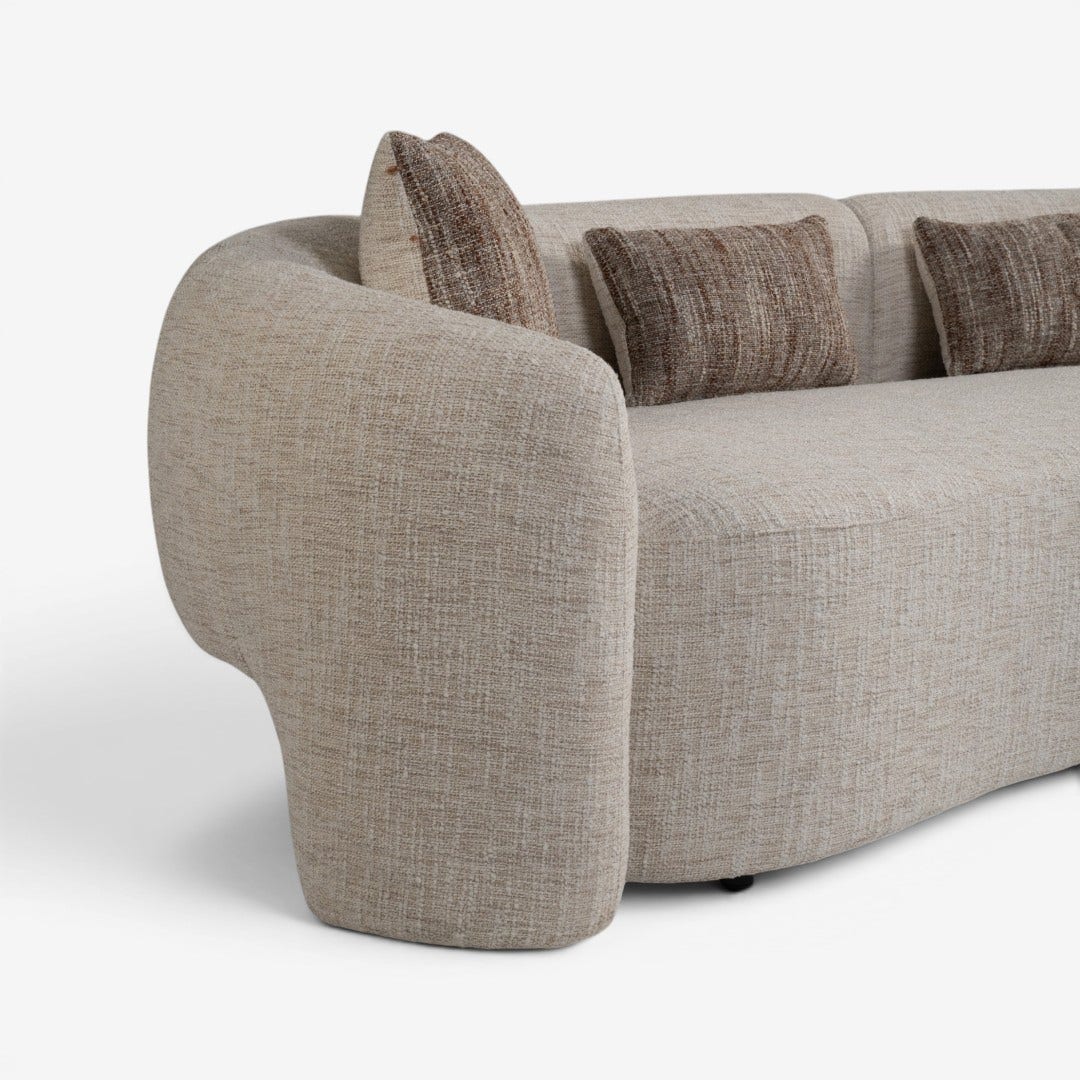 Meona 4 Seater Sofa Beige