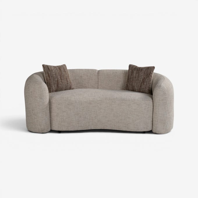Meona 2 Seater Sofa Beige Meona 2 Seater Sofa Beige