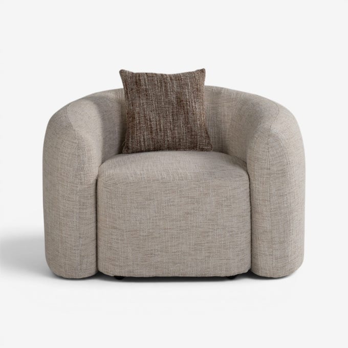 Meona 1 Seater Sofa Beige Meona 1 Seater Sofa Beige