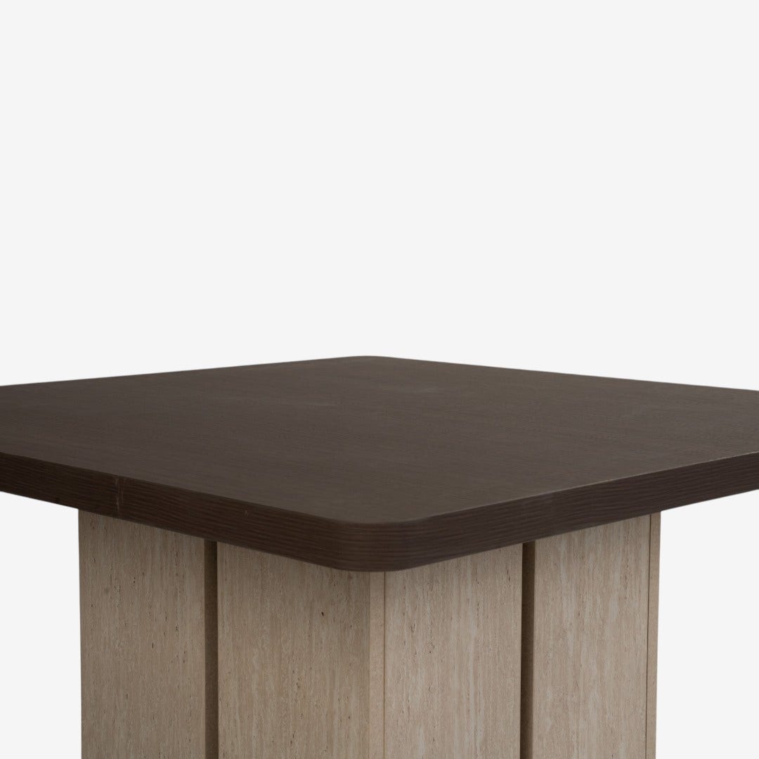 Allissa 4 Seater Dining Table Walnut