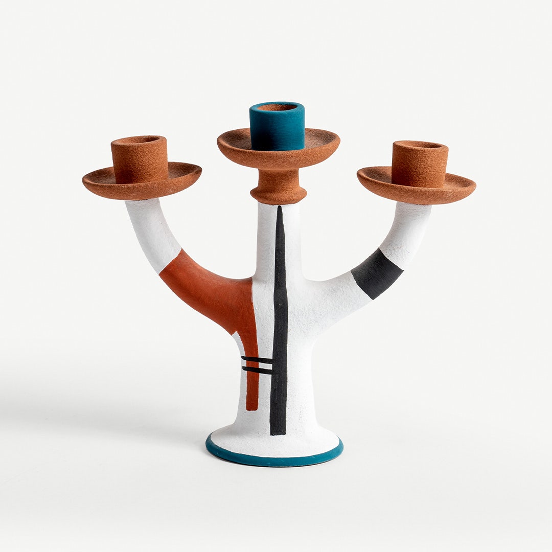 Adore Hand Painted Candleabra