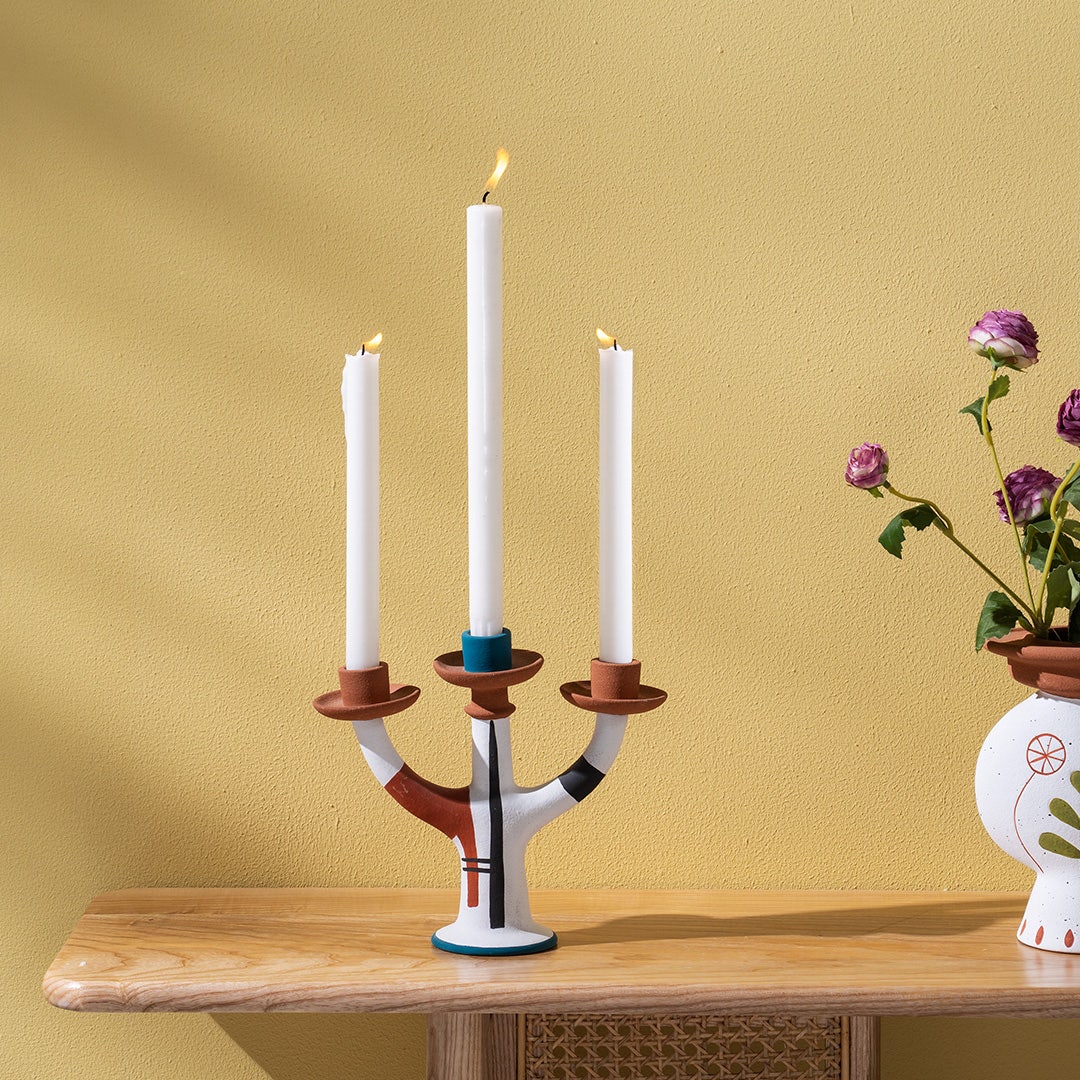 Adore Hand Painted Candleabra