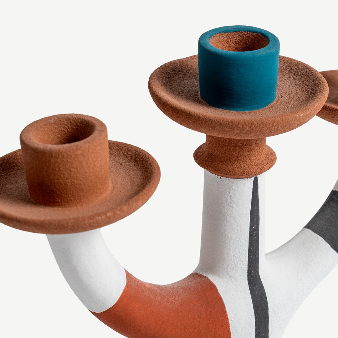 Adore Hand Painted Candleabra