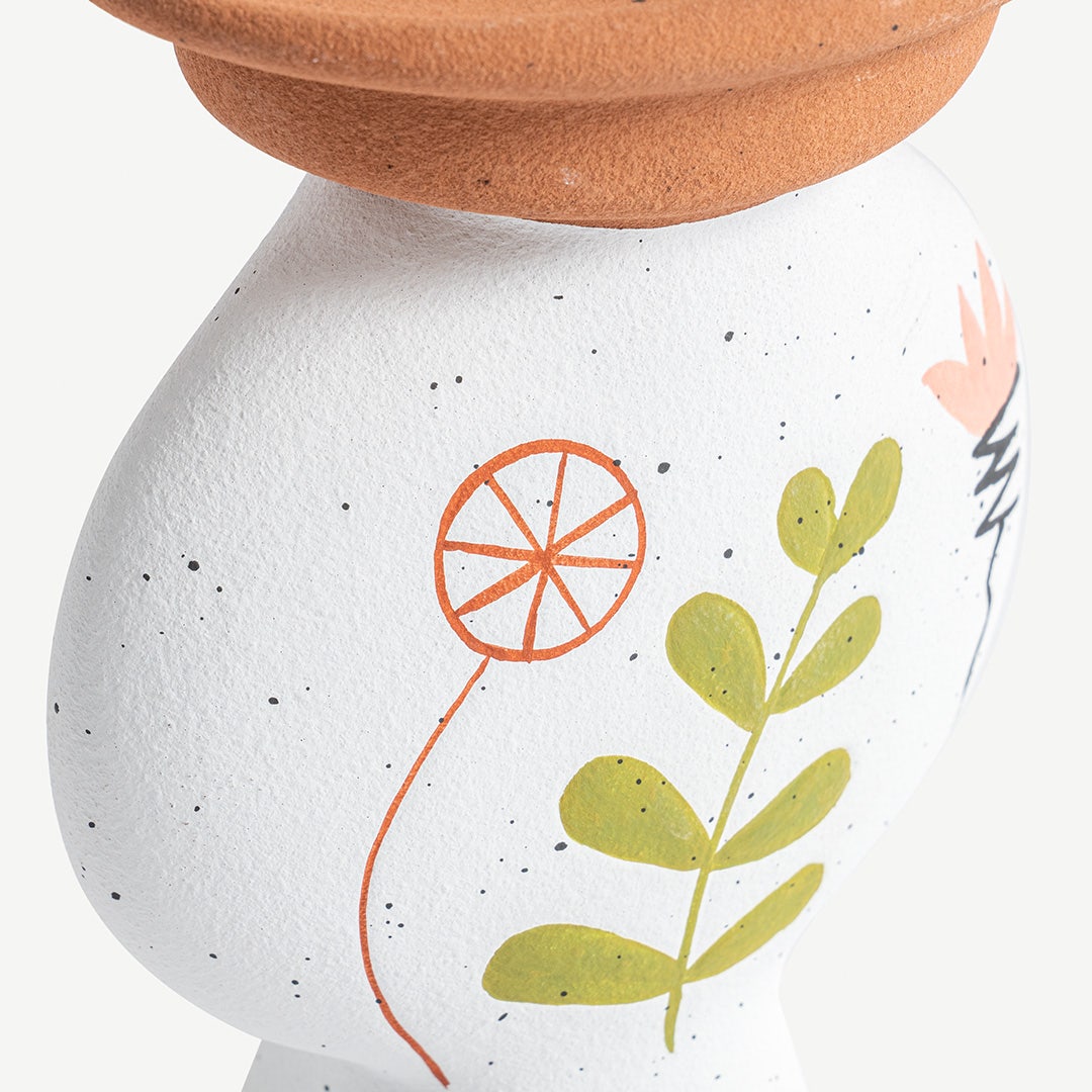 Adore Hand Painted Goblet Vase