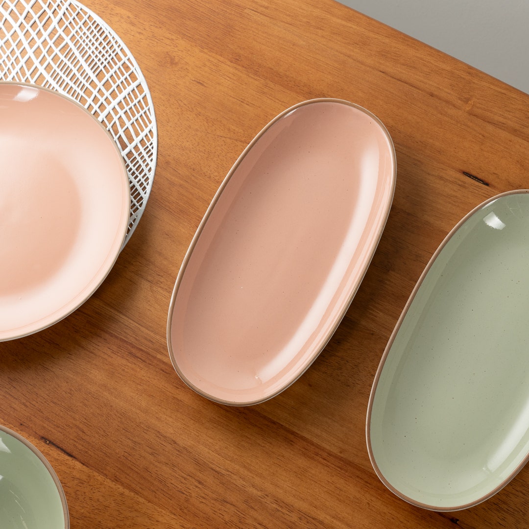 Aila Oval Platter Blush 30cm