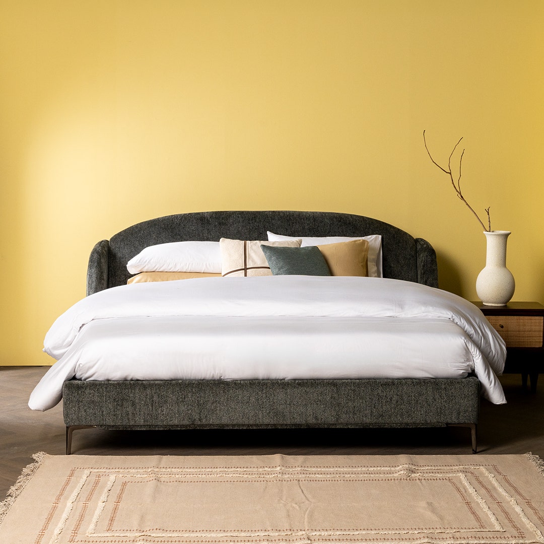 Alameda Queen Bed 160x200cm Green