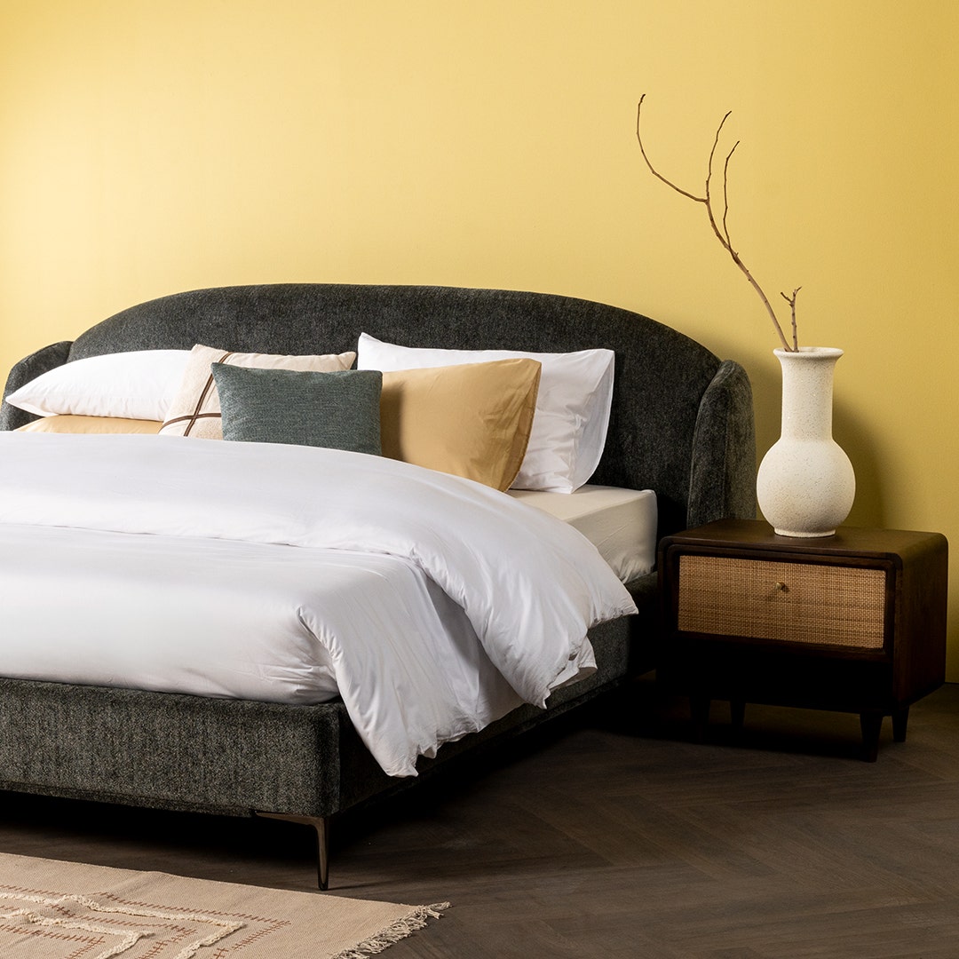 Alameda Queen Bed 160x200cm Green