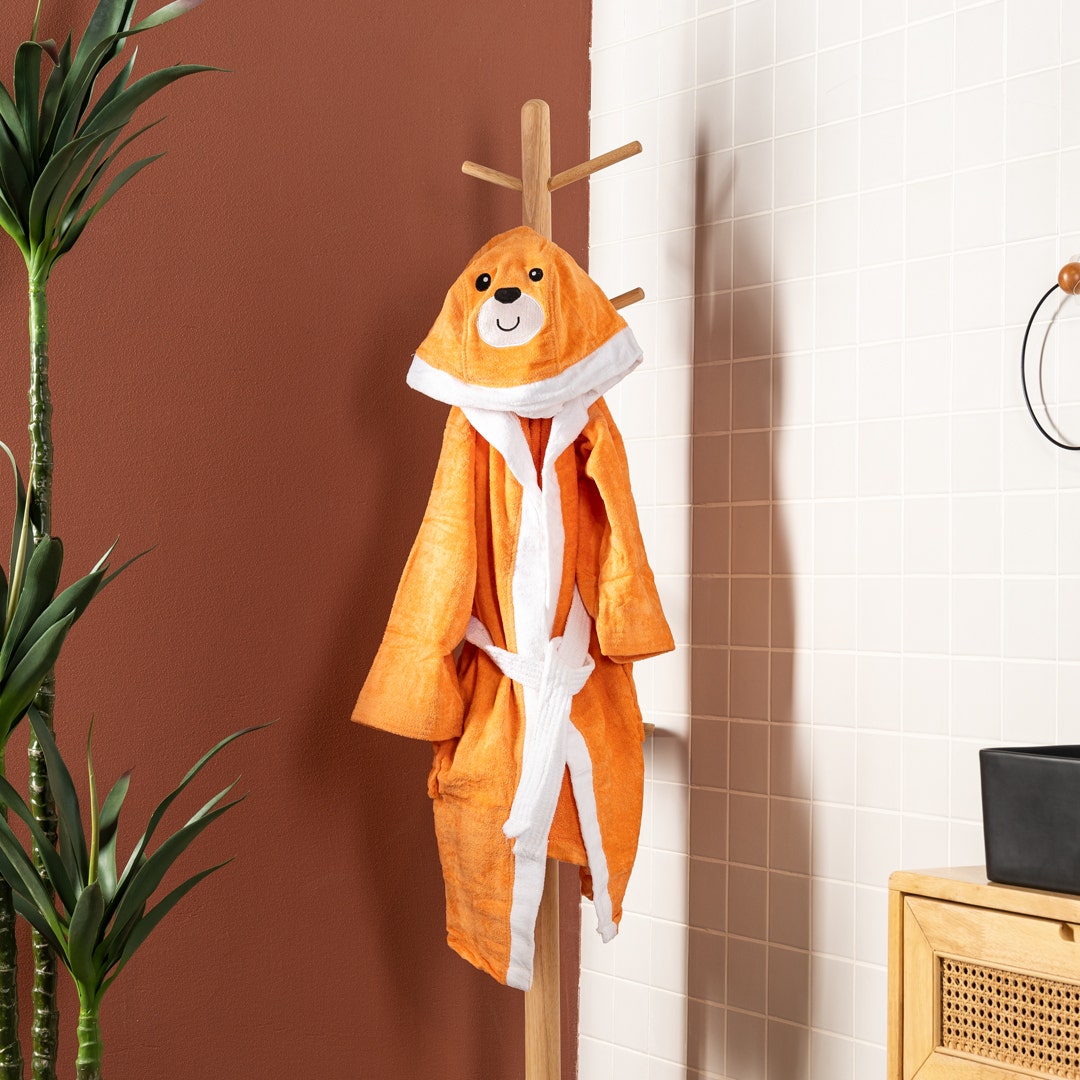 Alby Kids Bathrobe 12-14yrs -Orange